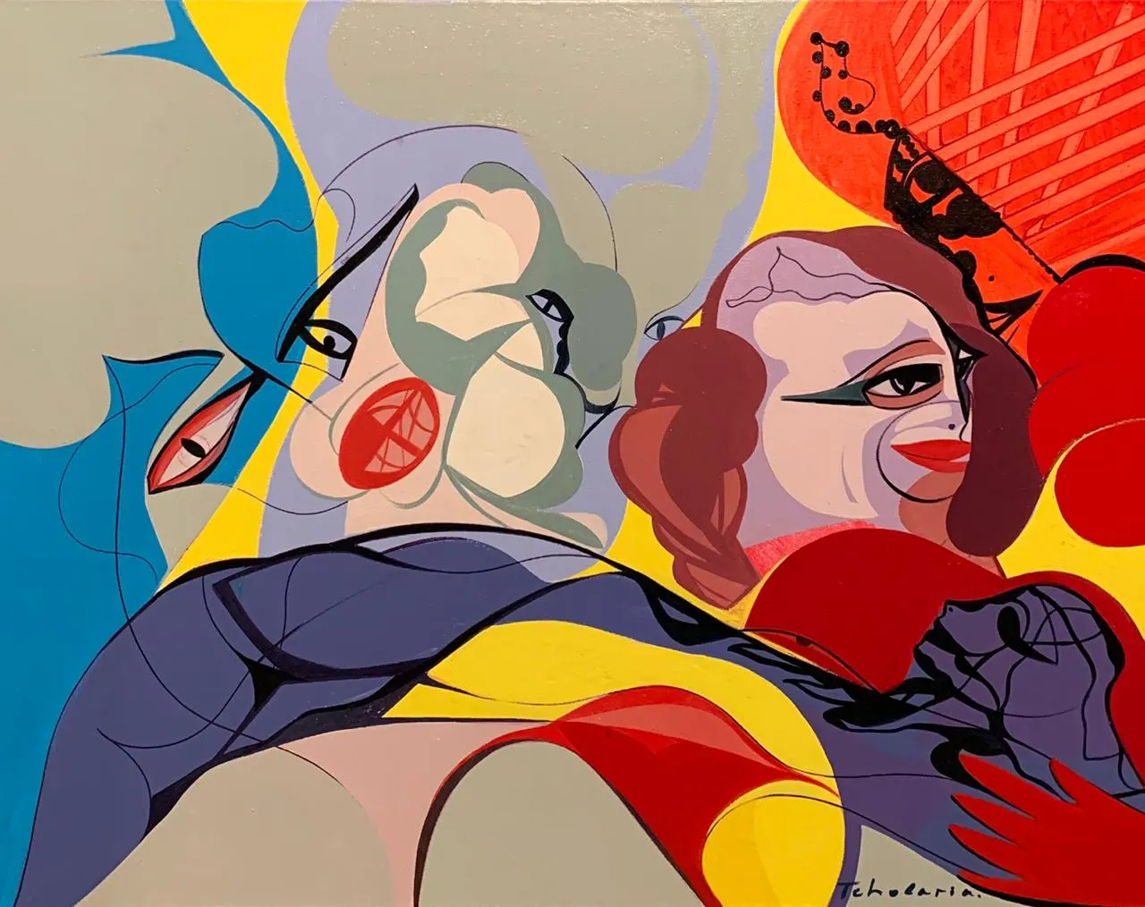 Painting by Igor Tcholaria