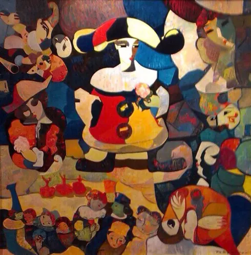 Contemporary painting by Igor Tcholaria